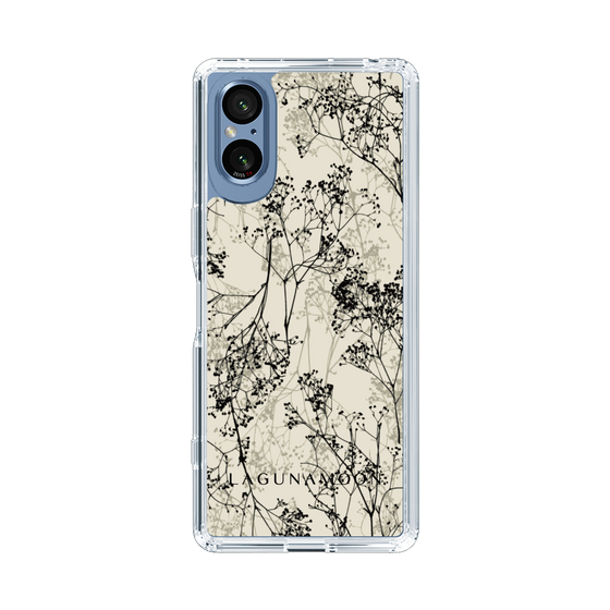 Slim Protection Case［ LAGUNAMOON - Botanical - Beige ］