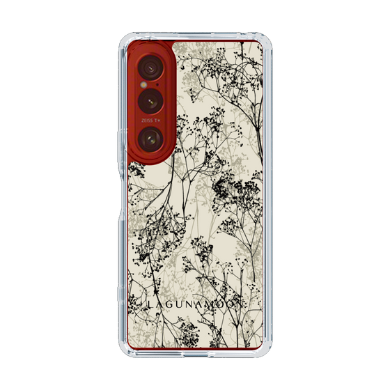 Slim Protection Case［ LAGUNAMOON - Botanical - Beige ］