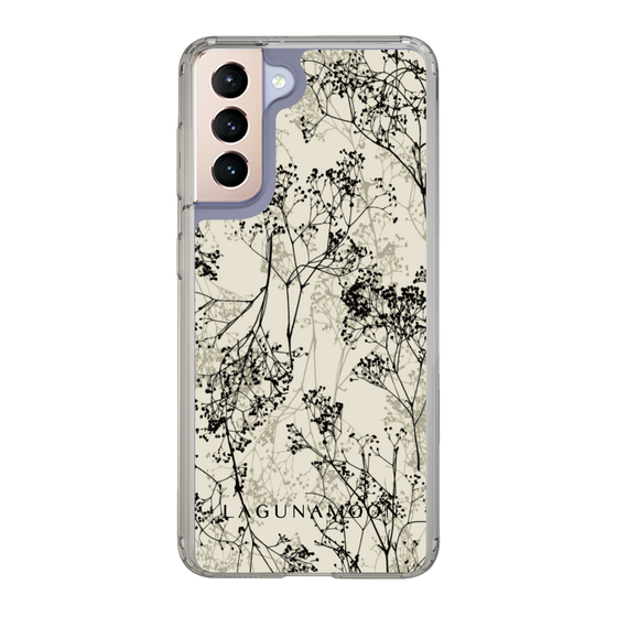 Slim Protection Case［ LAGUNAMOON - Botanical - Beige ］