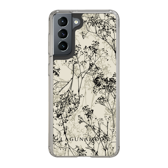 Slim Protection Case［ LAGUNAMOON - Botanical - Beige ］
