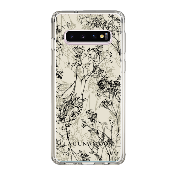 Slim Protection Case［ LAGUNAMOON - Botanical - Beige ］