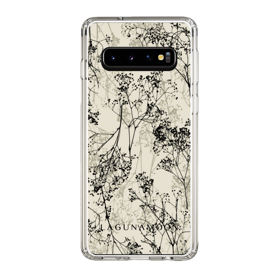 Slim Protection Case［ LAGUNAMOON - Botanical - Beige ］