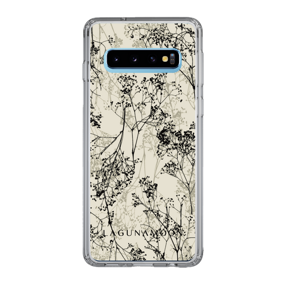 Slim Protection Case［ LAGUNAMOON - Botanical - Beige ］