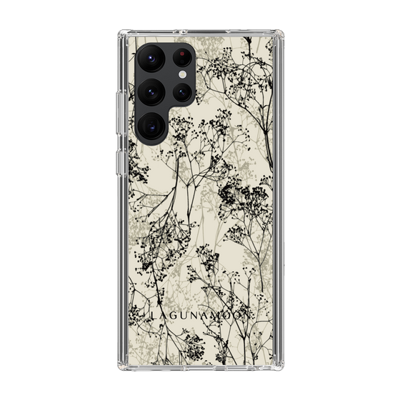 Slim Protection Case［ LAGUNAMOON - Botanical - Beige ］