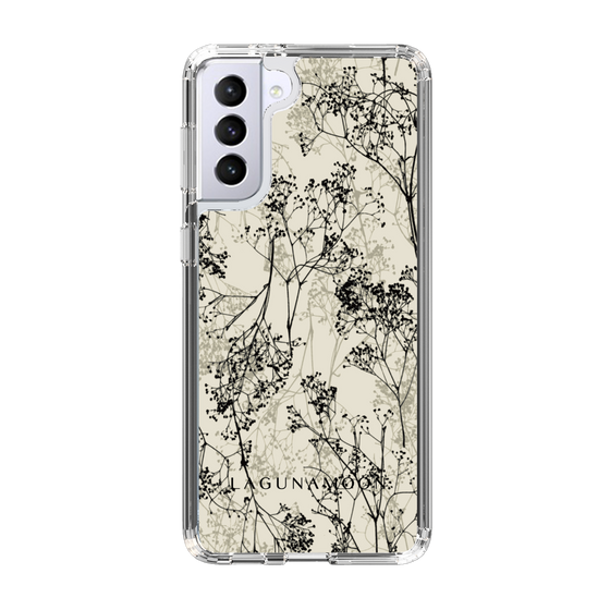 Slim Protection Case［ LAGUNAMOON - Botanical - Beige ］
