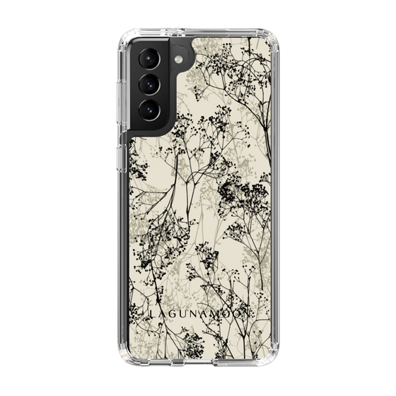 Slim Protection Case［ LAGUNAMOON - Botanical - Beige ］