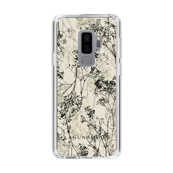 Slim Protection Case［ LAGUNAMOON - Botanical - Beige ］
