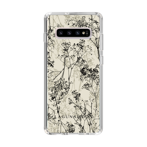 Slim Protection Case［ LAGUNAMOON - Botanical - Beige ］