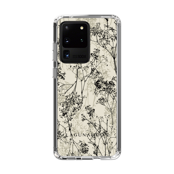 Slim Protection Case［ LAGUNAMOON - Botanical - Beige ］