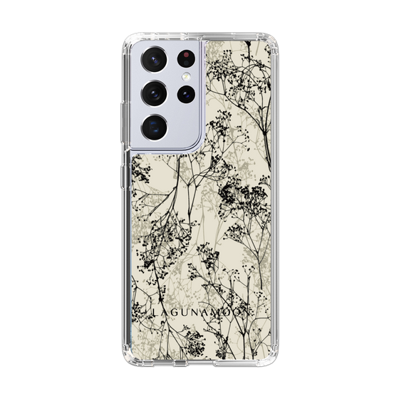 Slim Protection Case［ LAGUNAMOON - Botanical - Beige ］
