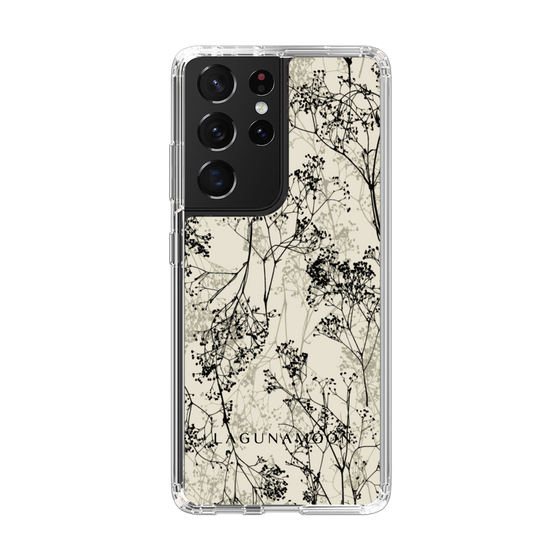 Slim Protection Case［ LAGUNAMOON - Botanical - Beige ］