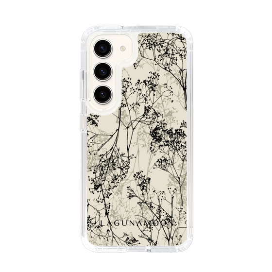 Slim Protection Case［ LAGUNAMOON - Botanical - Beige ］
