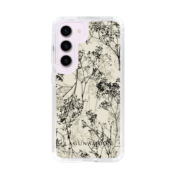 Slim Protection Case［ LAGUNAMOON - Botanical - Beige ］