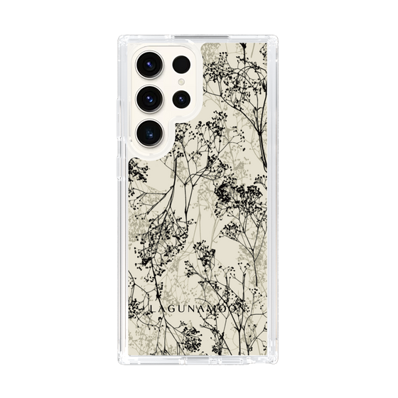 Slim Protection Case［ LAGUNAMOON - Botanical - Beige ］
