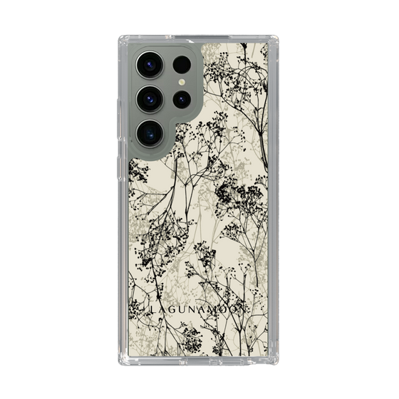 Slim Protection Case［ LAGUNAMOON - Botanical - Beige ］