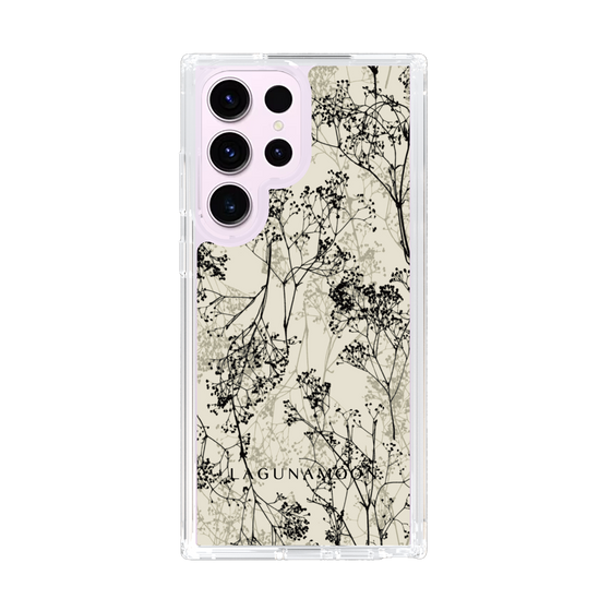 Slim Protection Case［ LAGUNAMOON - Botanical - Beige ］
