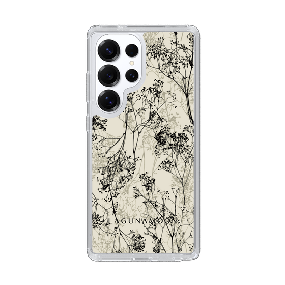 Slim Protection Case［ LAGUNAMOON - Botanical - Beige ］