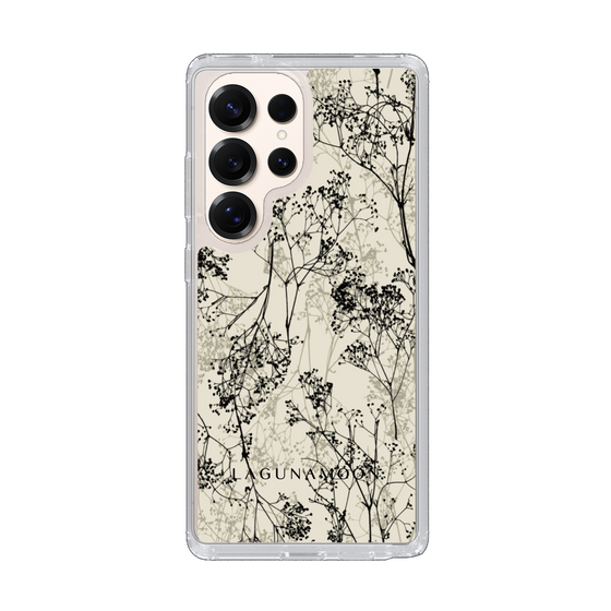 Slim Protection Case［ LAGUNAMOON - Botanical - Beige ］