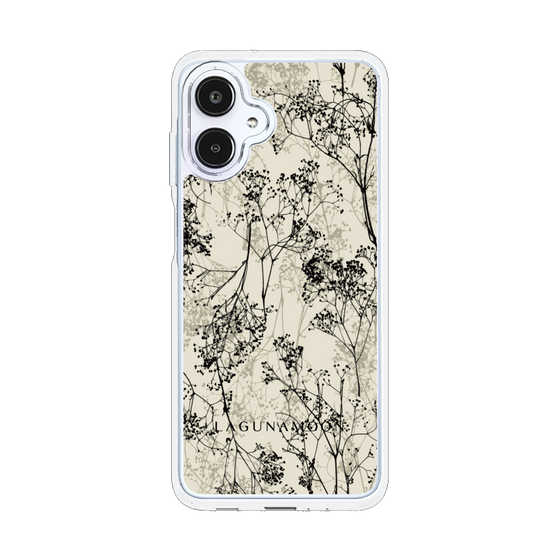 Slim Protection Case［ LAGUNAMOON - Botanical - Beige ］