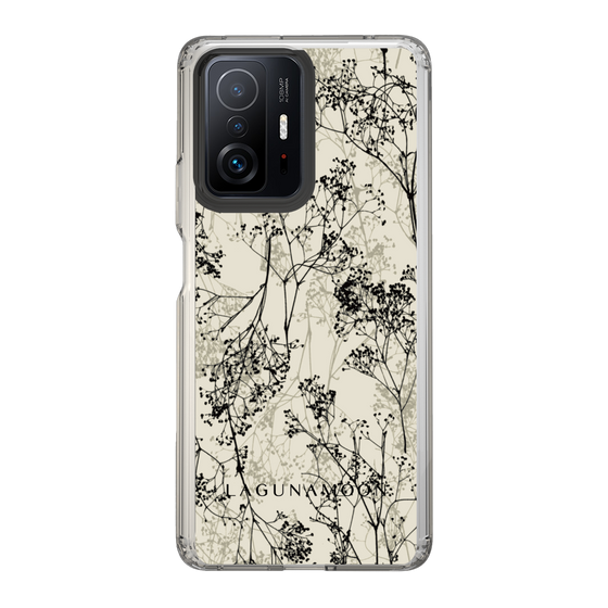 Slim Protection Case［ LAGUNAMOON - Botanical - Beige ］