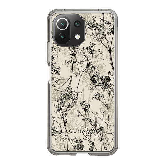 Slim Protection Case［ LAGUNAMOON - Botanical - Beige ］