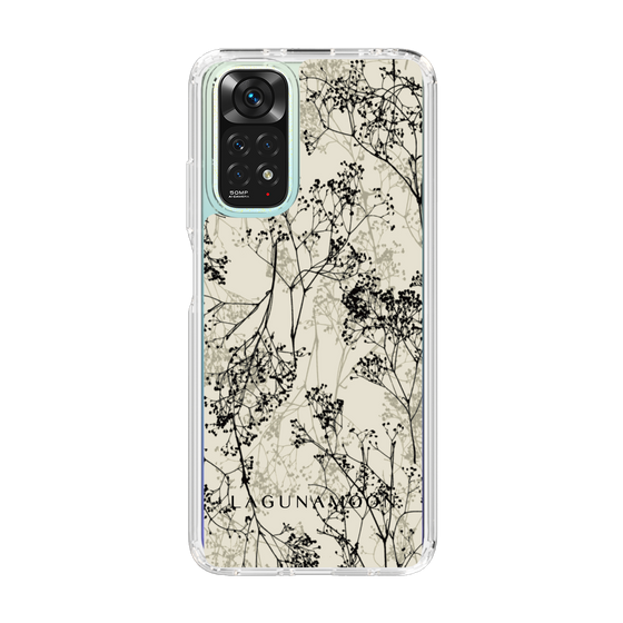 Slim Protection Case［ LAGUNAMOON - Botanical - Beige ］