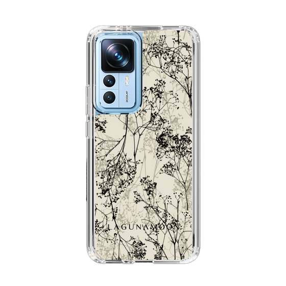 Slim Protection Case［ LAGUNAMOON - Botanical - Beige ］