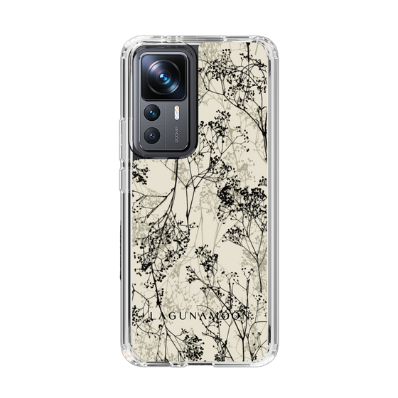 Slim Protection Case［ LAGUNAMOON - Botanical - Beige ］