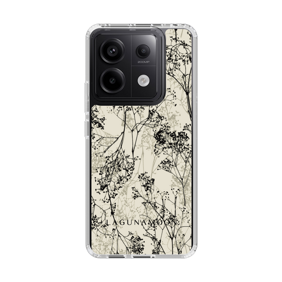 Slim Protection Case［ LAGUNAMOON - Botanical - Beige ］