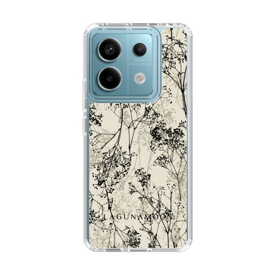 Slim Protection Case［ LAGUNAMOON - Botanical - Beige ］