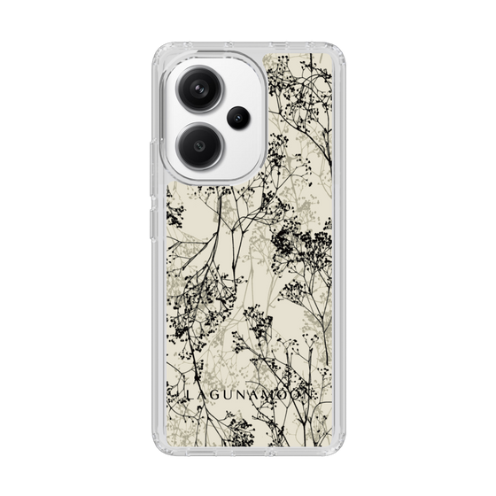 Slim Protection Case［ LAGUNAMOON - Botanical - Beige ］