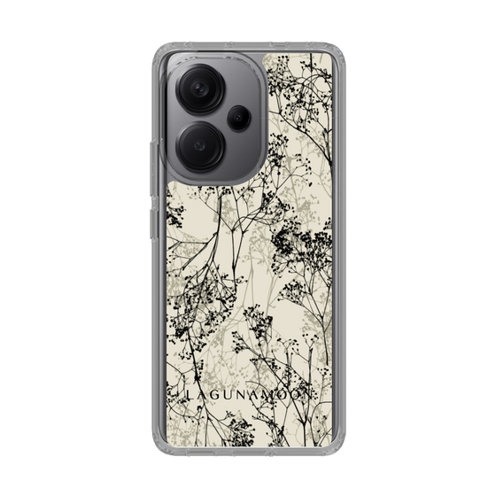 Slim Protection Case［ LAGUNAMOON - Botanical - Beige ］