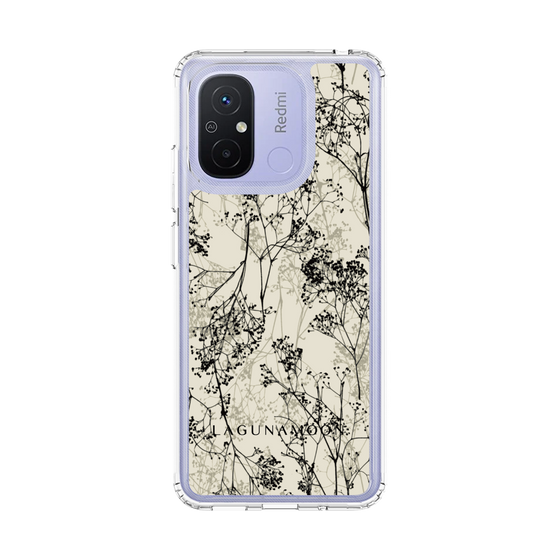 Slim Protection Case［ LAGUNAMOON - Botanical - Beige ］