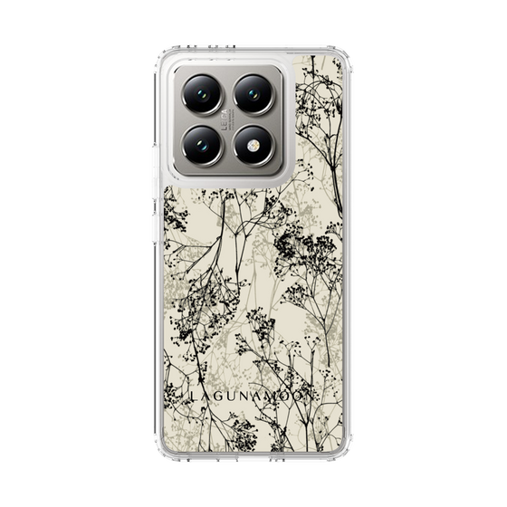 Slim Protection Case［ LAGUNAMOON - Botanical - Beige ］