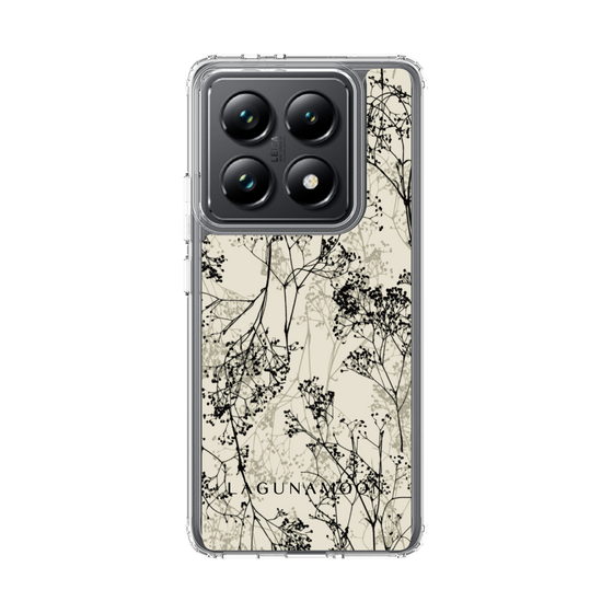 Slim Protection Case［ LAGUNAMOON - Botanical - Beige ］