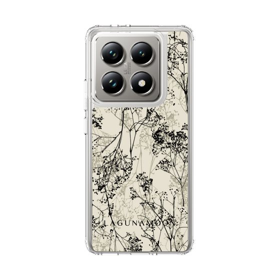 Slim Protection Case［ LAGUNAMOON - Botanical - Beige ］