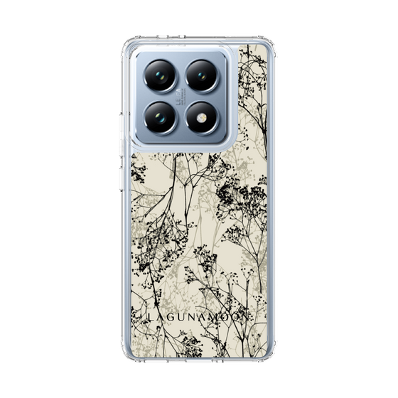 Slim Protection Case［ LAGUNAMOON - Botanical - Beige ］
