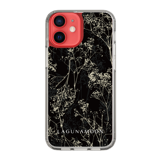 Slim Protection Case［ LAGUNAMOON - Botanical - Black ］