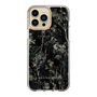 Slim Protection Case［ LAGUNAMOON - Botanical - Black ］