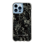 Slim Protection Case［ LAGUNAMOON - Botanical - Black ］