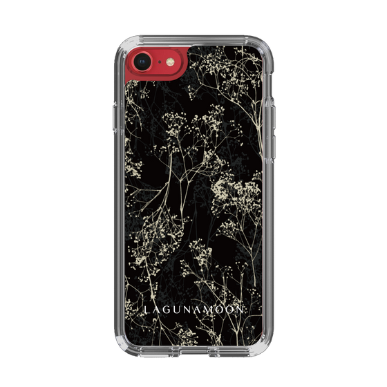 Slim Protection Case［ LAGUNAMOON - Botanical - Black ］