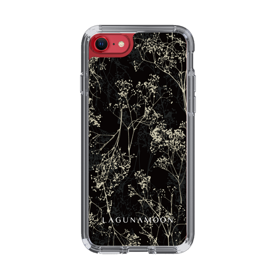 Slim Protection Case［ LAGUNAMOON - Botanical - Black ］