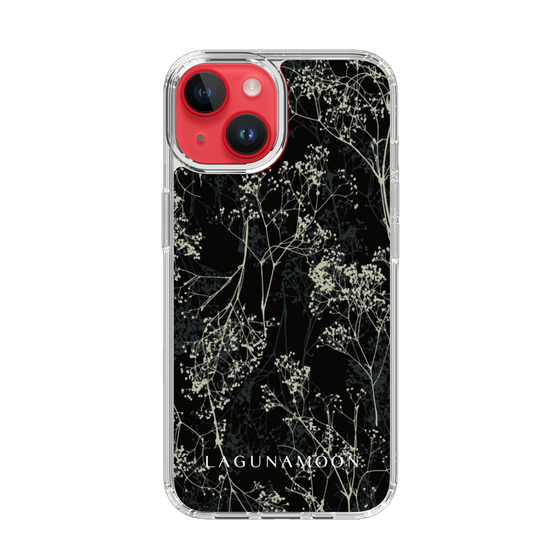 Slim Protection Case［ LAGUNAMOON - Botanical - Black ］