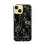 Slim Protection Case［ LAGUNAMOON - Botanical - Black ］