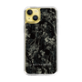 Slim Protection Case［ LAGUNAMOON - Botanical - Black ］