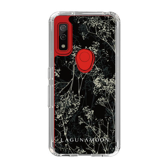 Slim Protection Case［ LAGUNAMOON - Botanical - Black ］