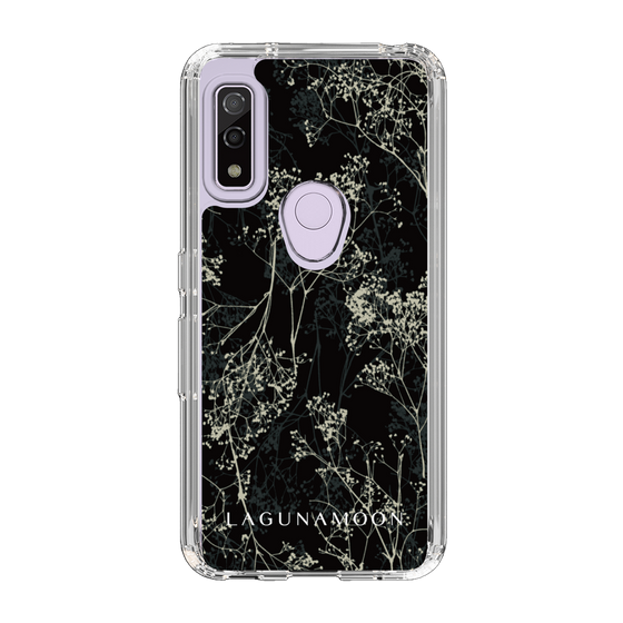 Slim Protection Case［ LAGUNAMOON - Botanical - Black ］