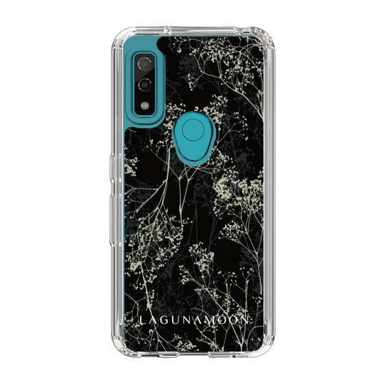 Slim Protection Case［ LAGUNAMOON - Botanical - Black ］