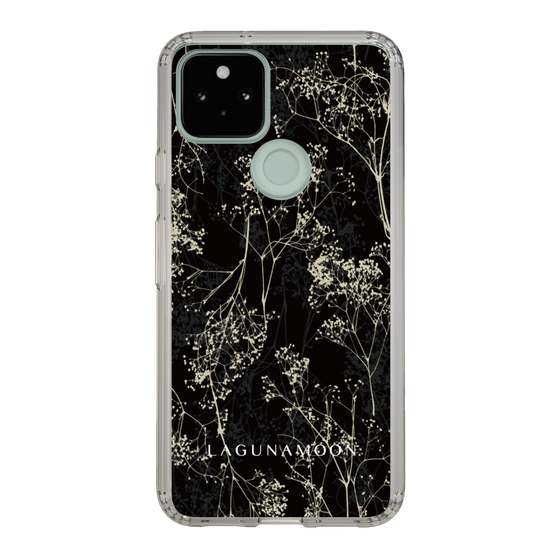Slim Protection Case［ LAGUNAMOON - Botanical - Black ］