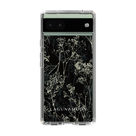 Slim Protection Case［ LAGUNAMOON - Botanical - Black ］
